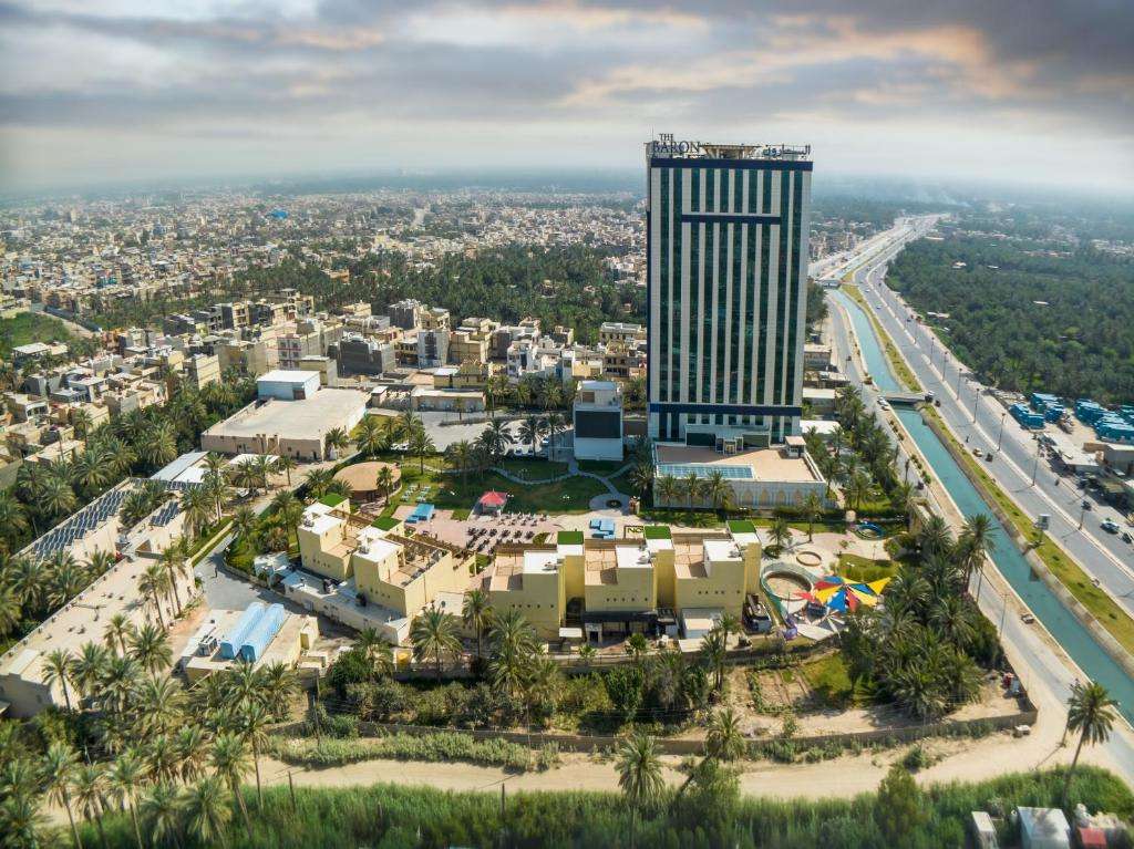The Baron Hotel, located in Karbala, is a luxury accommodation offering modern amenities, spacious rooms, and exceptional service. Situated close to the city's holy sites, it provides a comfortable and elegant stay for both pilgrims and leisure travellers.