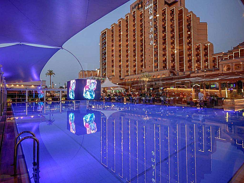 The well-known Babylon by Rotana in Baghdad. One of the safest in the country.