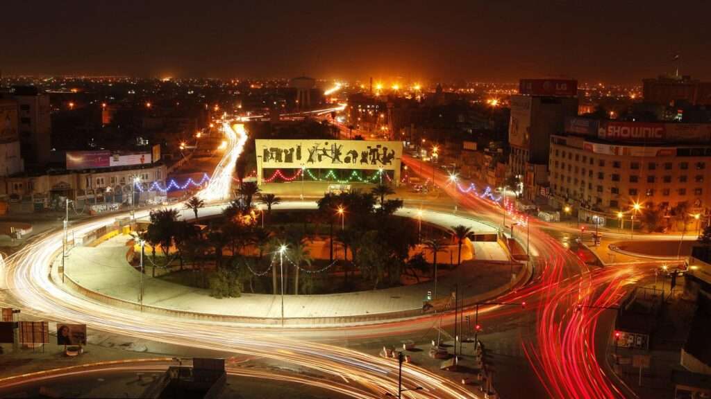 Baghdad the capital of iraq