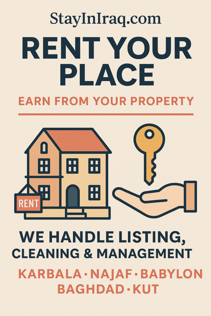 Launching: Rent Your Place with StayInIraq.com