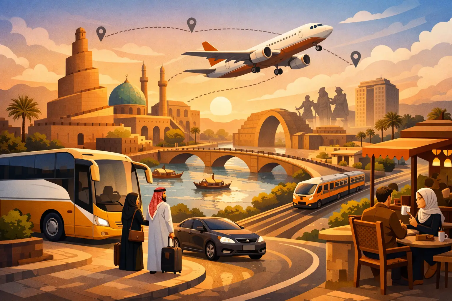 How to Travel Between Iraqi Cities
