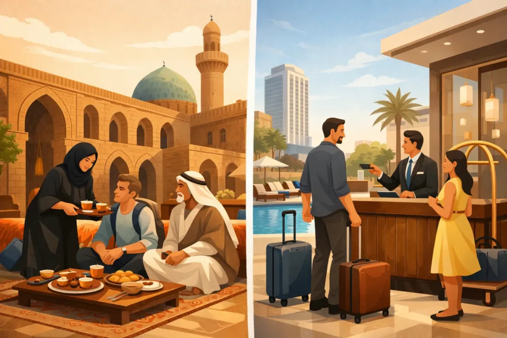 Choosing an Iraqi Homestay Versus a Hotel