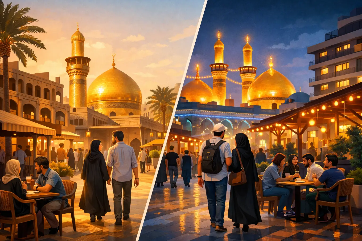 Najaf versus Karbala Accommodation Compared