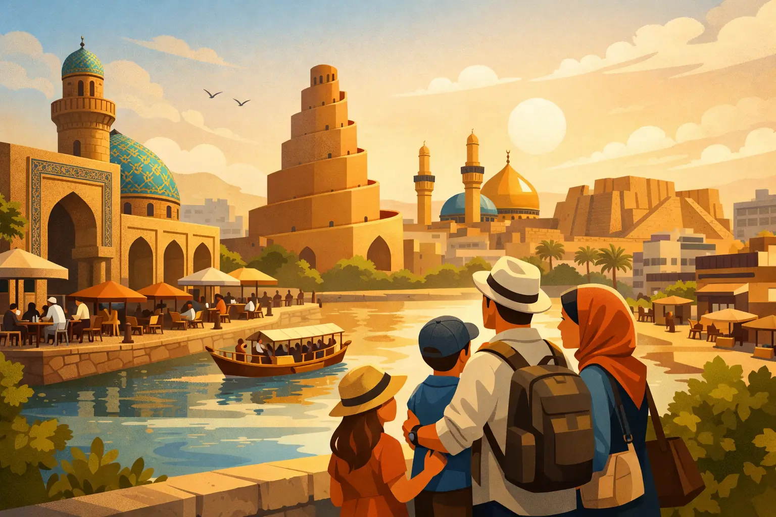 An Iraq Family Trip Example for Eight Meaningful Days