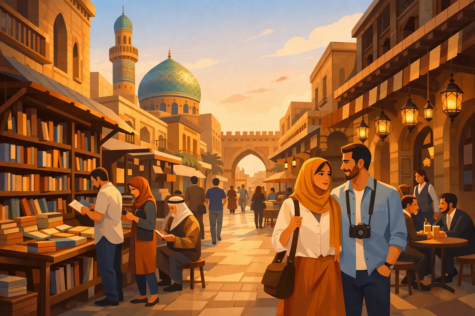 How to Explore Mutanabbi Street in Baghdad