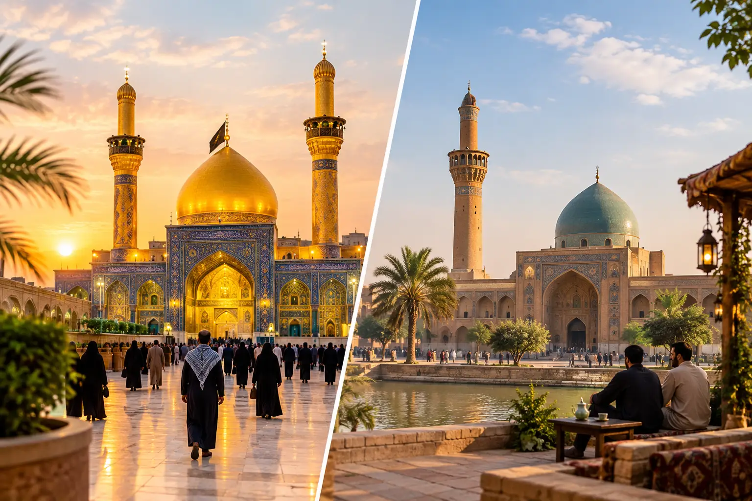 Najaf versus Kufa Pilgrimage Sites Compared